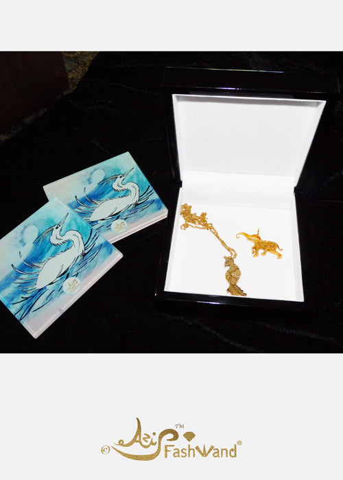 FashWand White Opal The Snowy Egret Gift Box