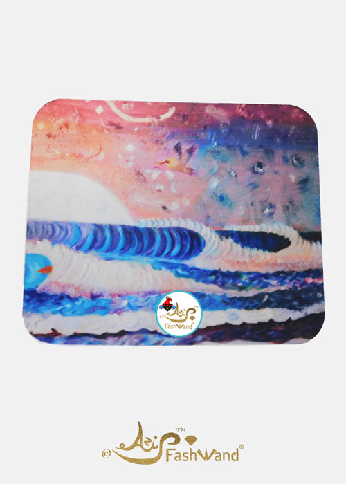 FashWand Violet Pelican Sunset Mouse Pad